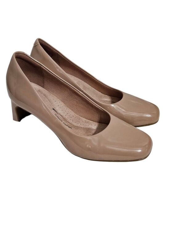 Clark's Shoes - CLARK'S COLLECTION Women's Warm Beige Pump Shoes Sz 6 M
